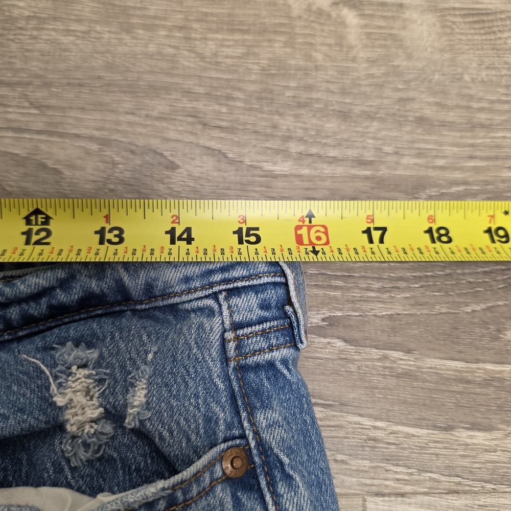 Levi's Premium Wedgie Jeans Women's 31 Distressed Ripped High Rise 31x27 - Picture 13 of 16
